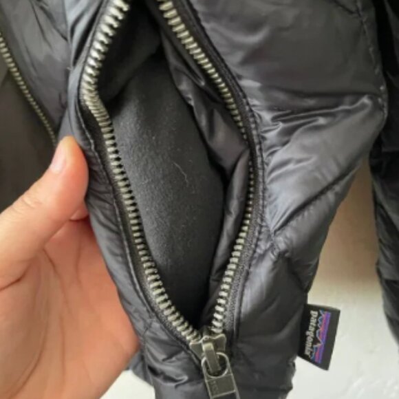 PATAGONIA W's Prow Bomber Jacket in Black | Down winter coat | Size: S - Picture 6 of 7